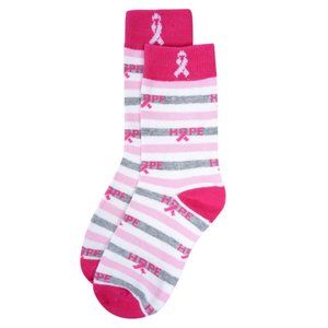 Breast Cancer Awareness / Hope / Pink Ribbon Women's Socks - NWT